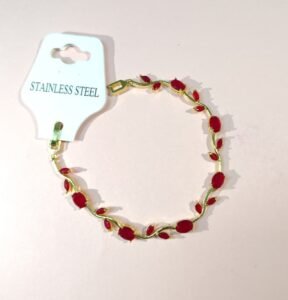Tulip Bracelet - Red